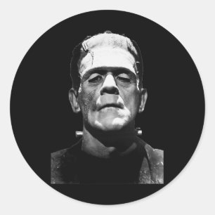 Sticker Rond Monster d'Halloween Monster Horreur Monster