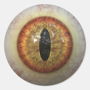 Sticker Rond Monster Eye