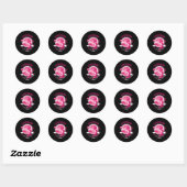 Sticker Rond Monster High Draculaura (Feuille)