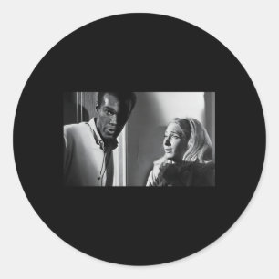 Sticker Rond Monster Horreur Movie Halloween nuit Zombie Vie