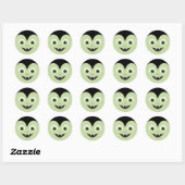 Sticker Rond Monster Mash | Halloween Vampire (Feuille)