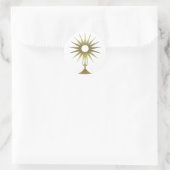 Sticker Rond Monstrance eucharistique (Sac)