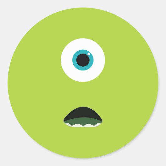 Sticker Rond Monstre (Devant)