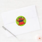 Sticker Rond monstre (Enveloppe)