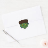 Sticker Rond Monstre Adage Frankenstein (Enveloppe)