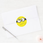 Sticker Rond Monstre avec pointes (Enveloppe)