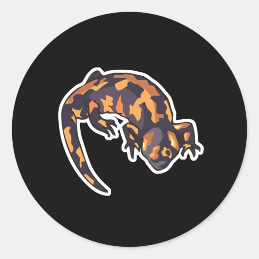 Sticker Rond monstre de Gila (Devant)