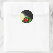 Sticker Rond Monstre de nuit (Sac)