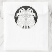 Sticker Rond Monstre Fantastique (Sac)