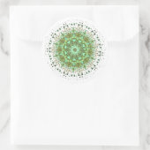 Sticker Rond Monstres mandala (Sac)