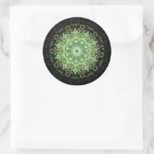 Sticker Rond Monstres mandala (Sac)