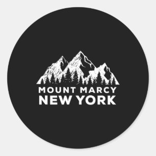 Sticker Rond Mont Marcy New York Escalade Et Randonnée Montagne