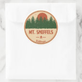 Sticker Rond Mont Sneffels Wilderness Colorado (Sac)