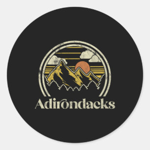 Sticker Rond Montagnes Adirondacks New York Camp de Randonnée V