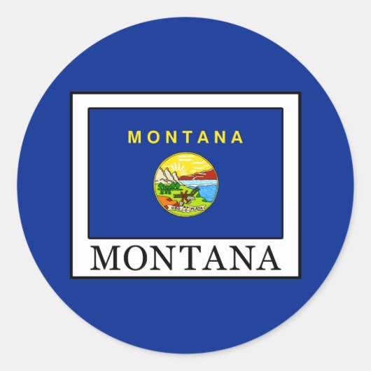 Sticker Rond Montana (Devant)
