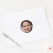 Sticker Rond Monter au-dessus (Enveloppe)