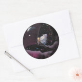 Sticker Rond Monter des papillons ! (Enveloppe)