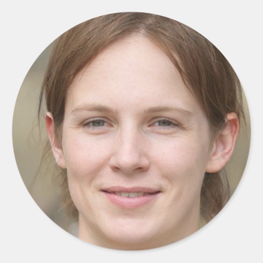 Sticker Rond Monter et briller (Devant)