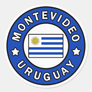 Sticker Rond Montevideo Uruguay