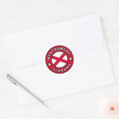 Sticker Rond Montgomery Alabama (Enveloppe)