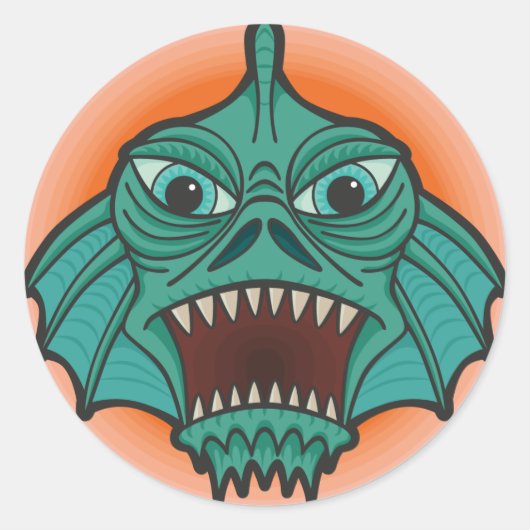 Sticker Rond Montre des marais (Devant)