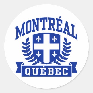 Sticker Rond Montréal Québec