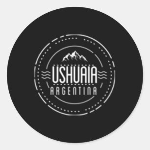 Sticker Rond Monts Cercle Ushuaia Argentine