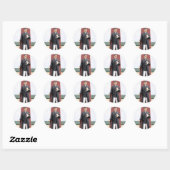 Sticker Rond Monument Jose Rizal, Tacloban City (Feuille)