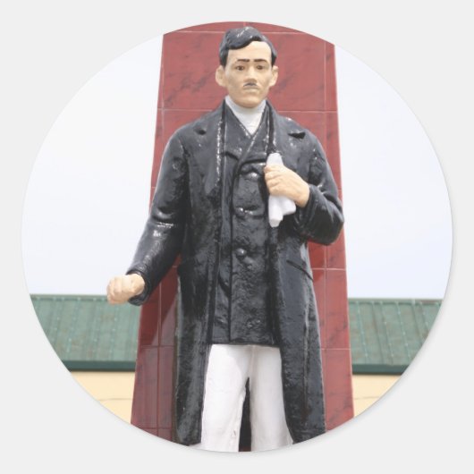 Sticker Rond Monument Jose Rizal, Tacloban City (Devant)
