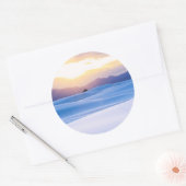 Sticker Rond Monument national de White Sands 3 (Enveloppe)