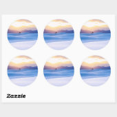 Sticker Rond Monument national de White Sands 3 (Feuille)