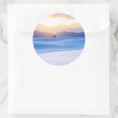 Sticker Rond Monument national de White Sands 3 (Sac)