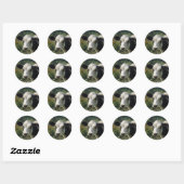 Sticker Rond Moo (Feuille)