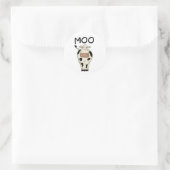 Sticker Rond Moo Cow (Sac)