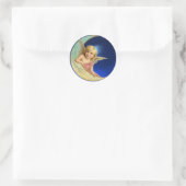 STICKER ROND MOON ANGEL (Sac)