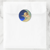 STICKER ROND MOON ANGEL (Sac)