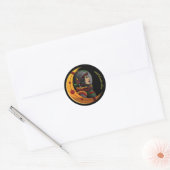 Sticker rond Moon Challenge (Enveloppe)