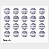 Sticker Rond Moon Walk (Feuille)