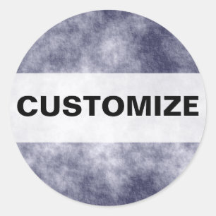 Sticker Rond Moon Walk