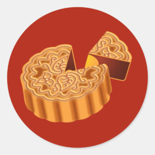 Sticker Rond Mooncake