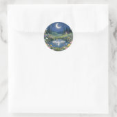 Sticker Rond Moonlit Serenade - (Sac)