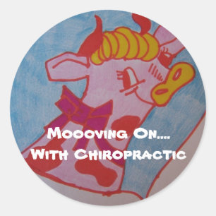 Sticker Rond Moooving sur….Avec la chiropractie