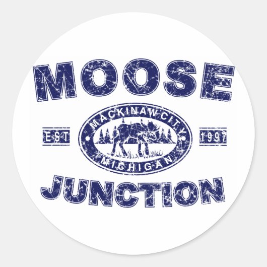 Sticker Rond Moose-Junction-Distressed-[ (Devant)