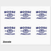 Sticker Rond Moose-Junction-Distressed-[ (Feuille)