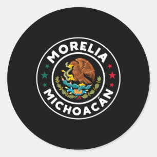 Sticker Rond Morelia Michoacã¡N Con¡Guila Mexicana