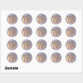 Sticker Rond Morne d'ours polaire 2 (Feuille)