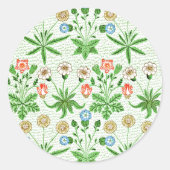 Sticker Rond Morris - Daisy par William Morris (Devant)