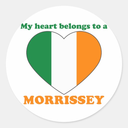 Sticker Rond Morrissey (Devant)