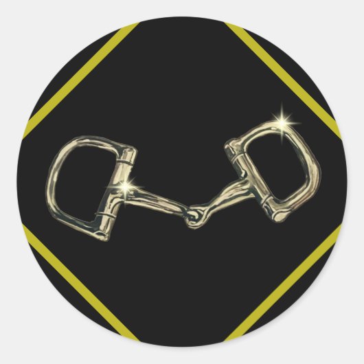 Sticker Rond morsure en diamant (Devant)