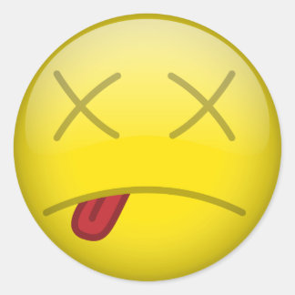 Sticker Rond Mort